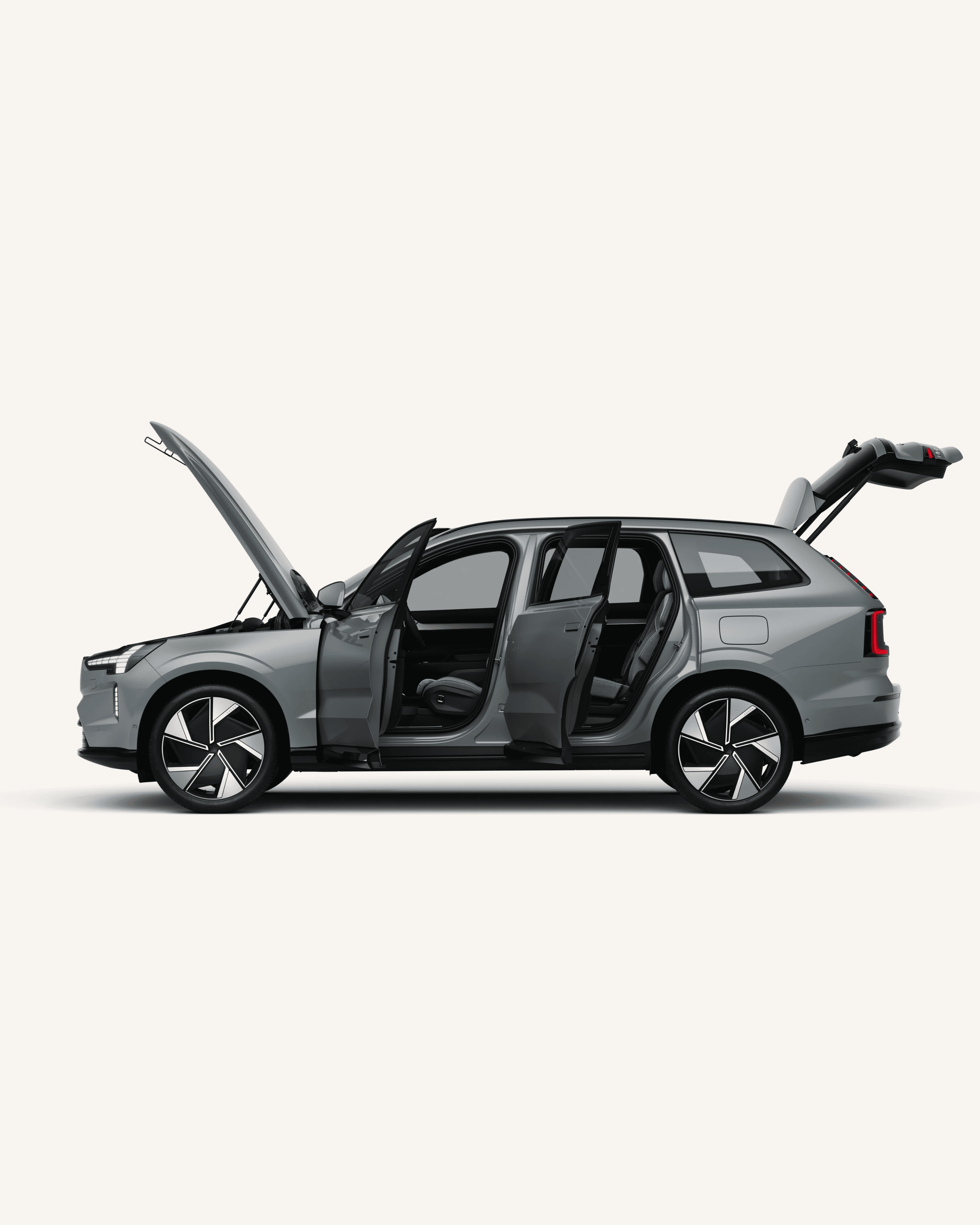 Opções de configuração do Volvo EX90