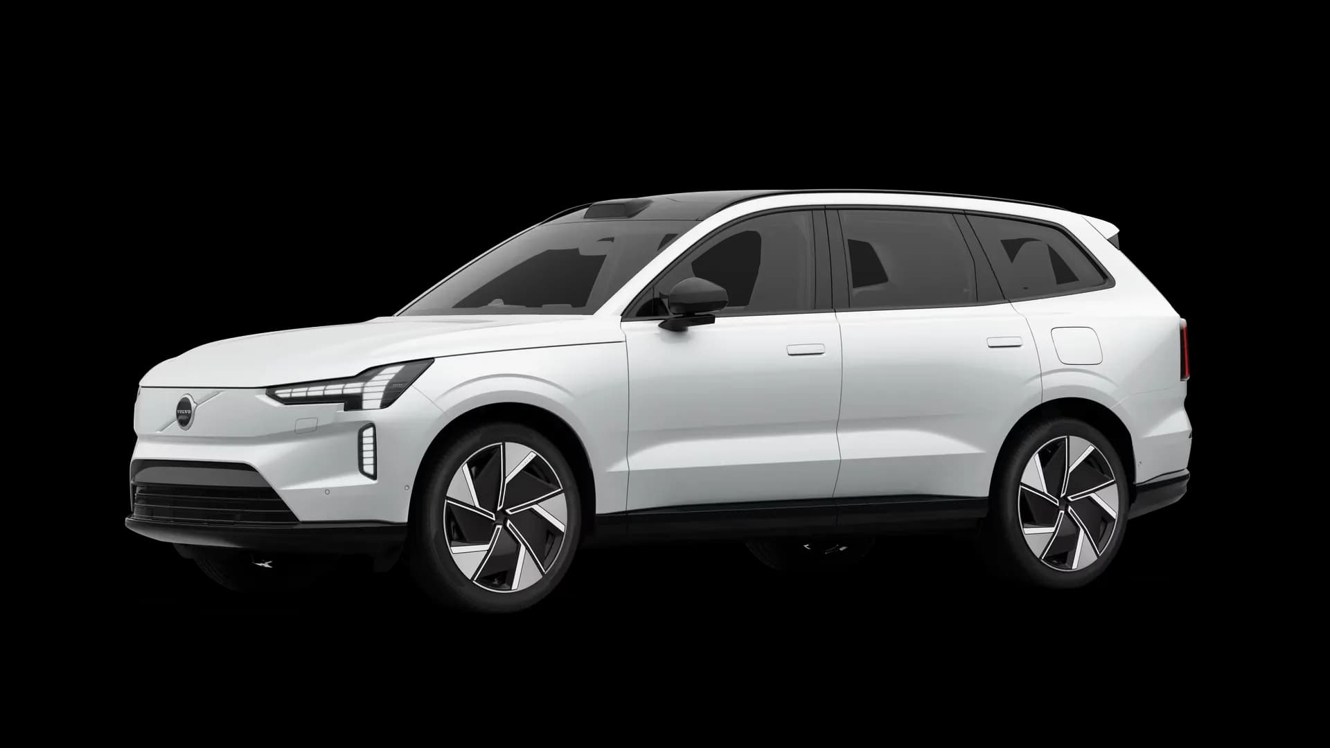Volvo EX90 na cor Crystal White Volvo EX90 na cor Crystal White