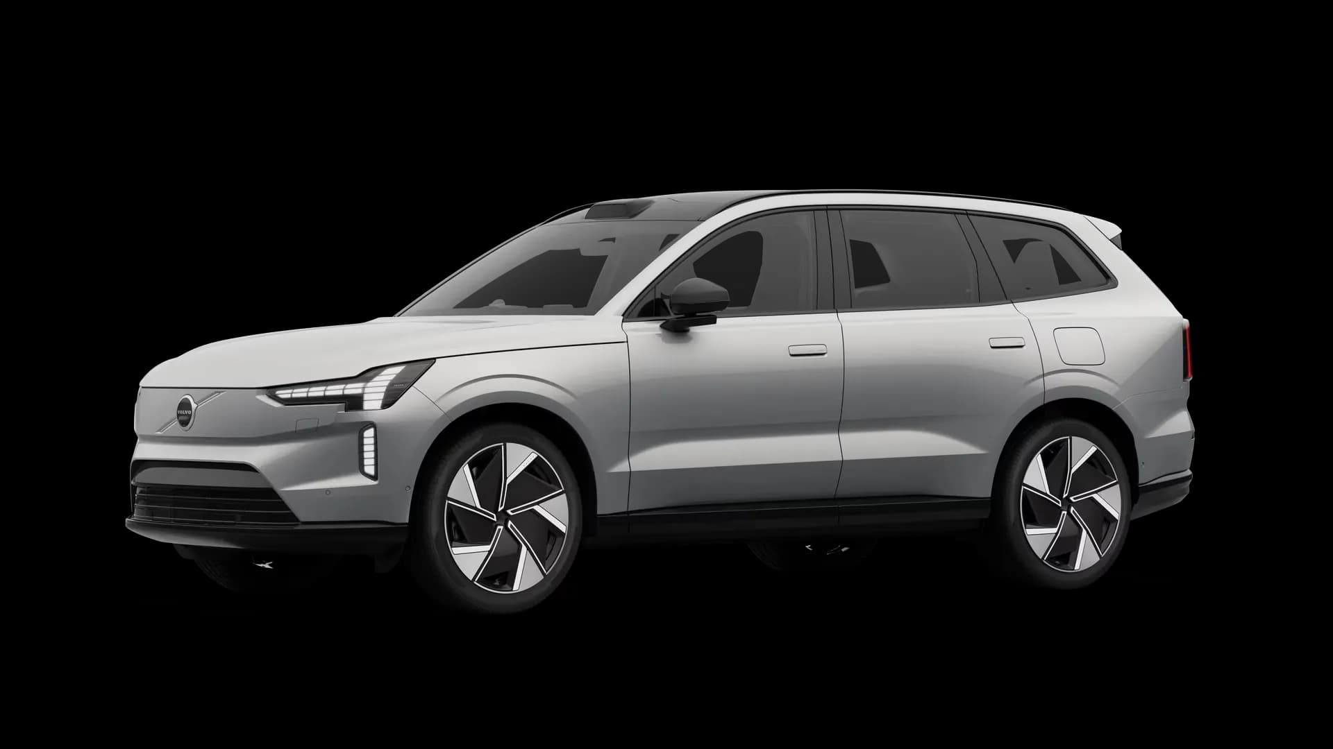Volvo EX90 na cor Silver Dawn Volvo EX90 na cor Silver Dawn