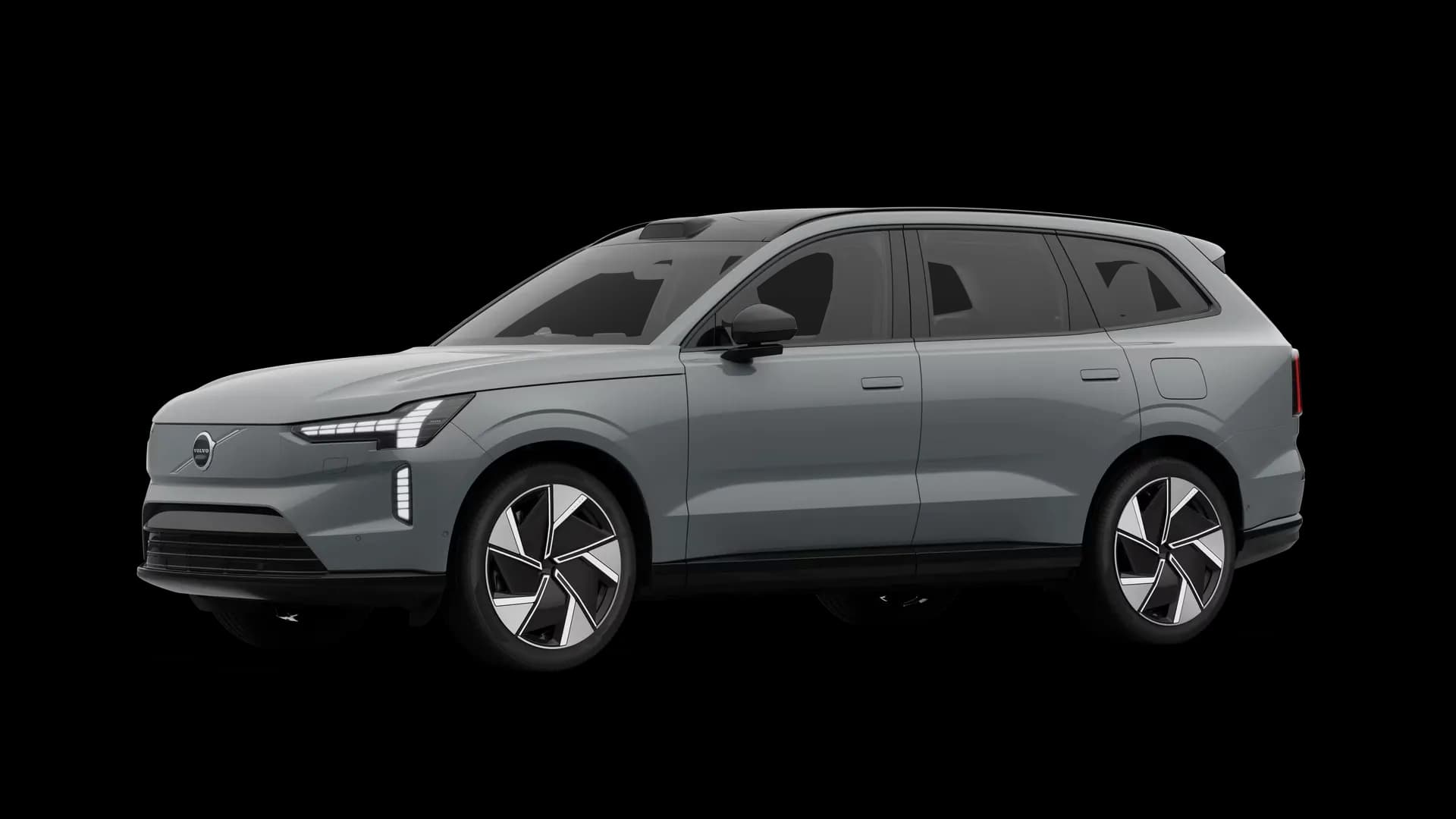 Volvo EX90 na cor Vapour Grey Volvo EX90 na cor Vapour Grey
